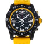 BREITLING PROFESSIONAL ENDURANCE PRO YELLOW RUBBER STRAP MENS WATCH